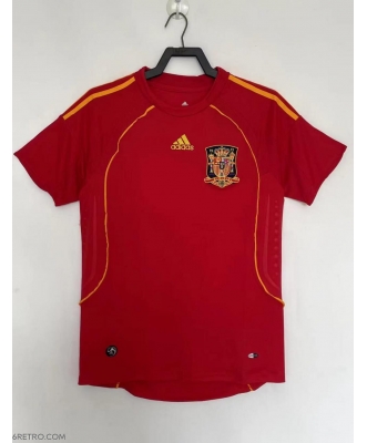 Spain Retro Home Shirt Men 2008