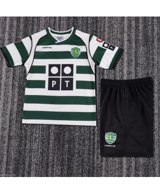 Sporting CP Retro Home Shirt Kids 01-03