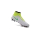 Top 2016 Nike Magista Obra Firm Ground White Green Football Boots