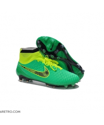 Top Nike Magista Obra Firm Ground ACC Men Green Volt Black Football Boots