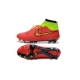 Top Nike Magista Obra Firm Ground ACC Men Red Gold Volt Football Boots