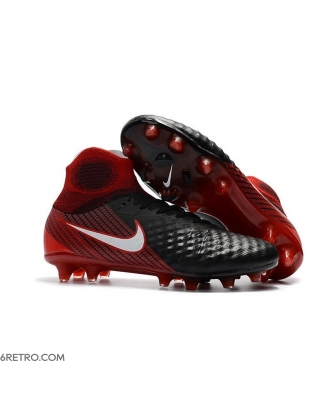 Top Nike Magista Obra II Firm Ground 2017 Men Black Red Football Boots