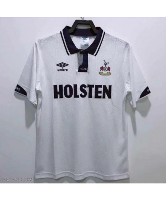 Tottenham Hotspur Retro Home Shirt Men 91-93