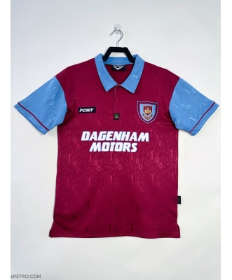 West Ham United Retro Home Shirt Men 95-97