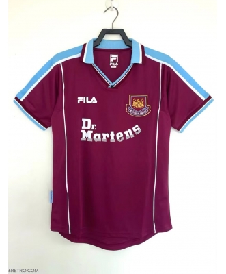 West Ham United Retro Home Shirt Men 99-01