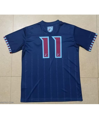 West Ham United Retro #11 Shirt Men(Commemorative Edition)((Royal Blue))